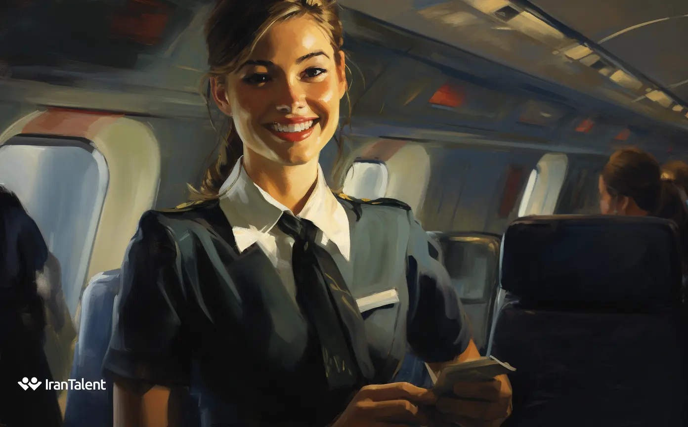 شغل های مناسب افراد برونگرا - مهماندار هوپیما